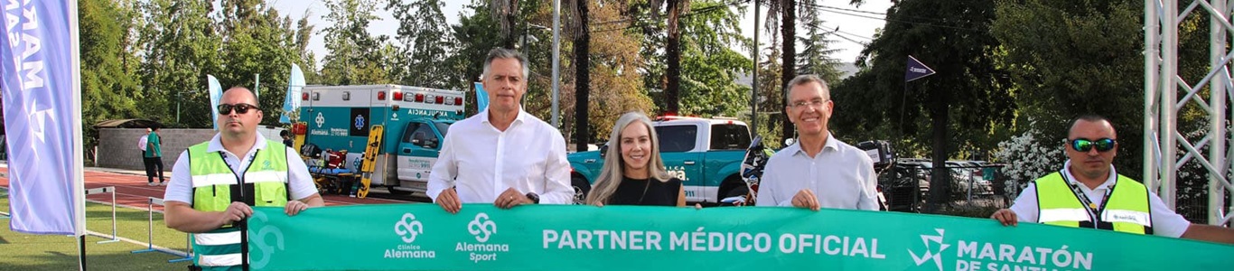 ¡Somos el partner médico de Maratón Santiago 2025!