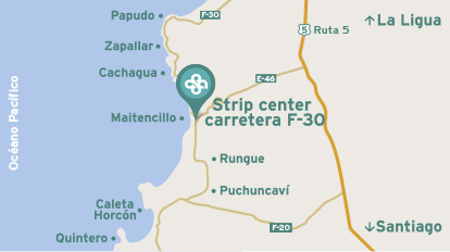 Mapa ubicación Centro Atencion Medica Maitencillo Clínica Alemana