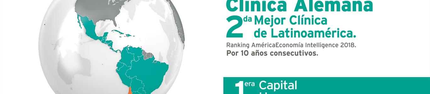 Clínica Alemana fue reconocida como la segunda mejor de Latinoamérica