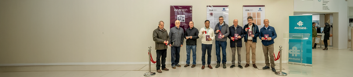 Clínica Alemana Valdivia inaugura placas identificatorias de su corporación