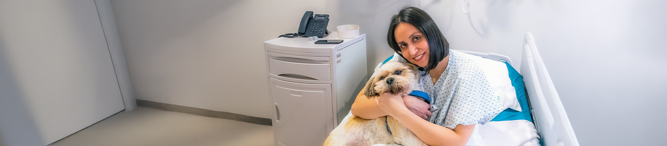 Terapia de recuperación: Mascotas que acompañan en la hospitalización