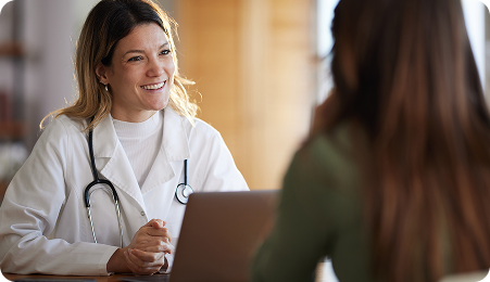 doctor y su paciente